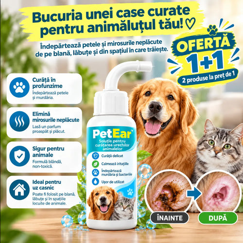 1+1 Picături pentru urechile animalelor PetEar™