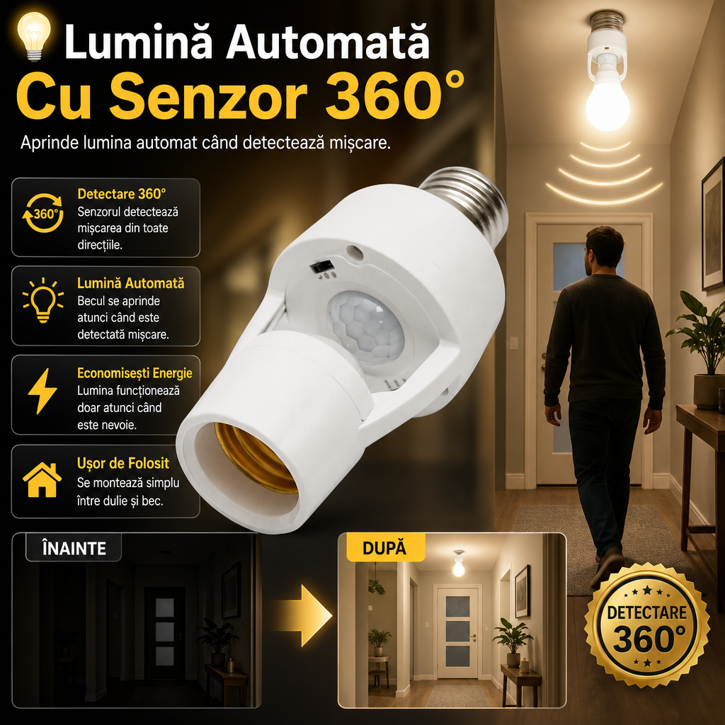 Dulie Senzor Mișcare SmartLight™